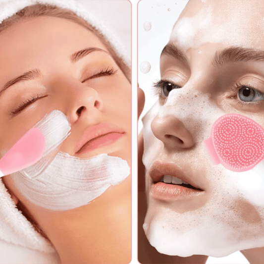 2-in-1 Silicone Facial Cleansing & Mask Brush