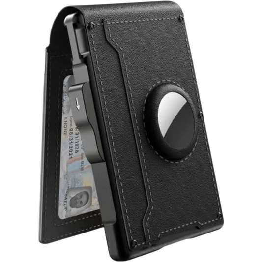 SwiftVault™ Heren Slim Leren Portemonnee