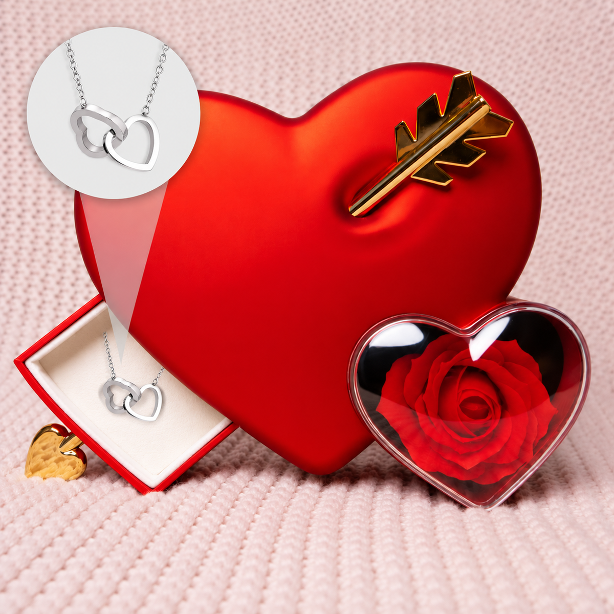 Roselia™ | Gepersonaliseerde Hartketting