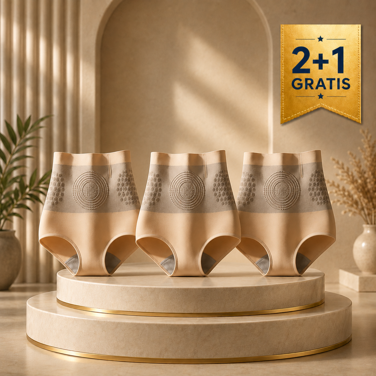Moringa & Berberine™ 4-in-1 vormgevende en vetverbrandende shorts