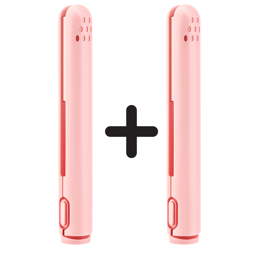 HairFusion™ 2-in-1 mini stijltang en krultang