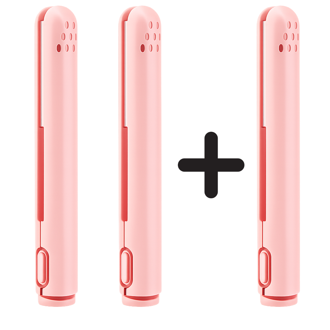 HairFusion™ 2-in-1 mini stijltang en krultang