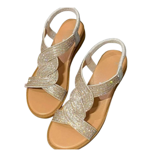 LumaShine™ Wedge Sandalen