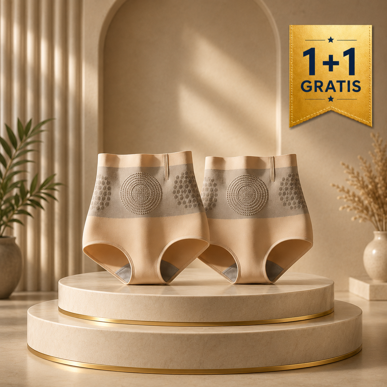 Moringa & Berberine™ 4-in-1 vormgevende en vetverbrandende shorts